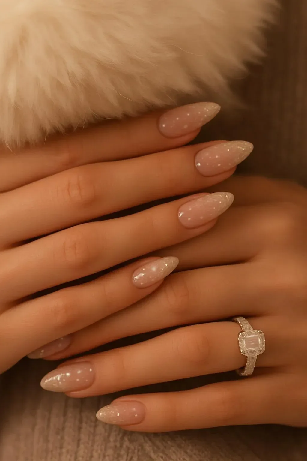 Glittery New Year’s nails inspiration for a festive look