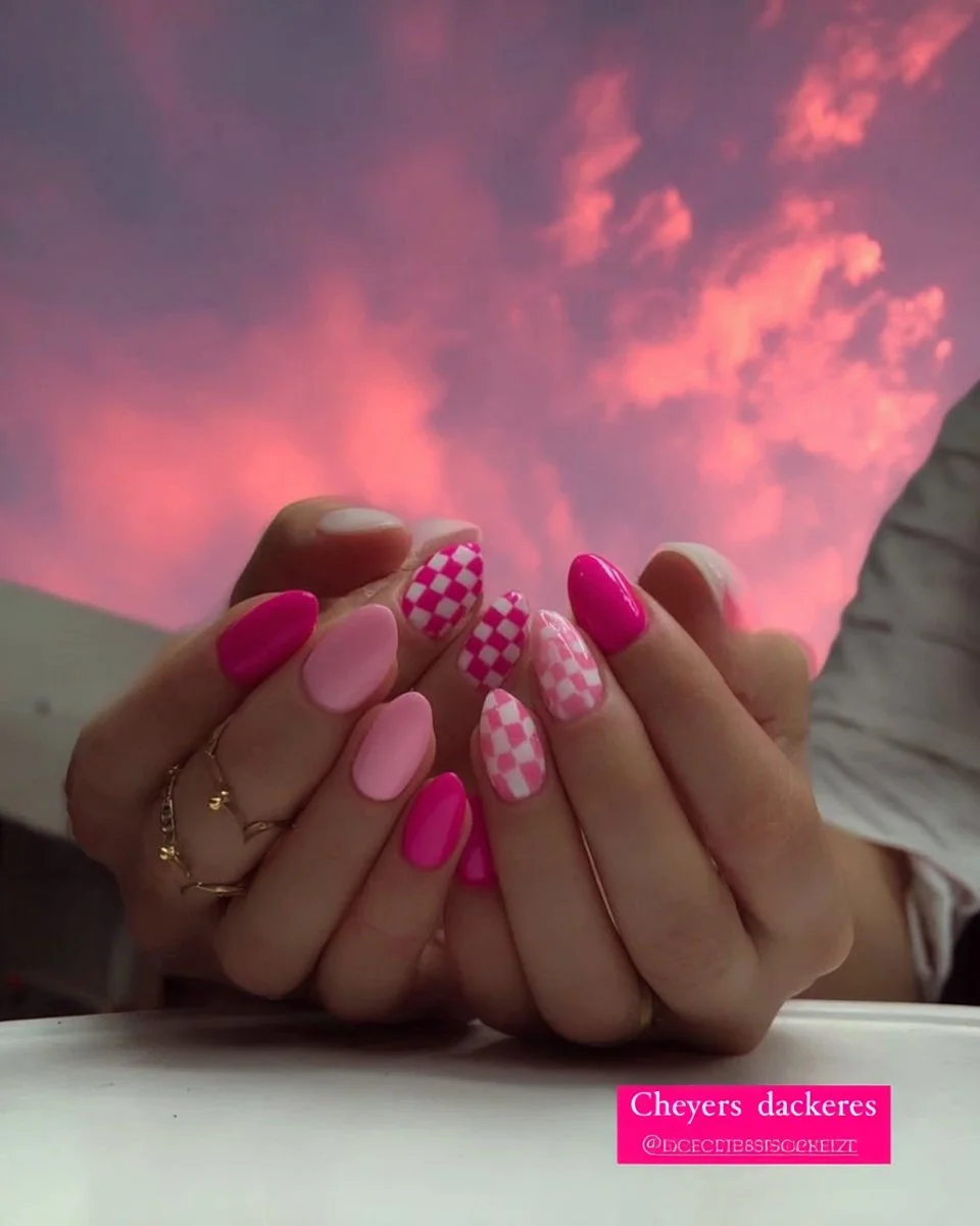 Hot Pink Quick-Dry Nail Polish, 10.5ml - Long Lasting, No UV Light Needed