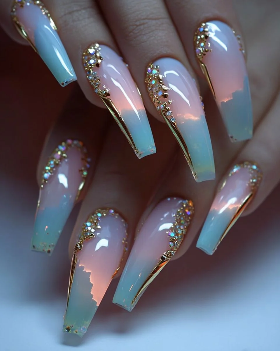 A collection of stylish nail designs perfect for showcasing beautiful nails.