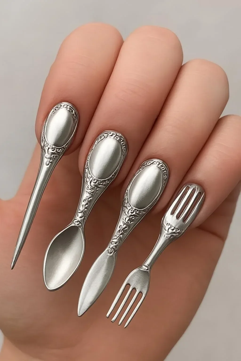 Colorful and creative manicures showcasing bold nail art designs.