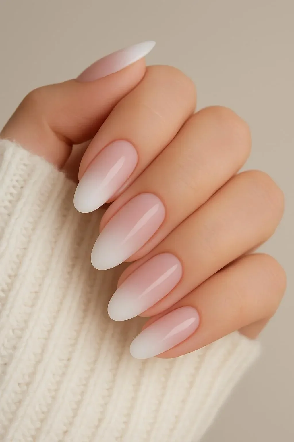 Collection of elegant and edgy almond nail designs in various colors and styles.