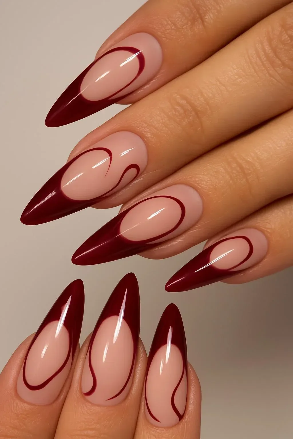 Beautiful Christmas nails designs for the holiday season from Pinterest.