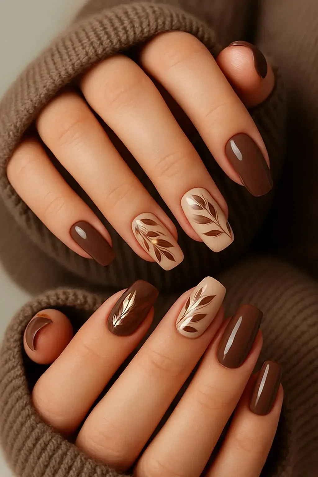 Elegant acrylic nails in various designs for 2026, including French tips and almond shapes.