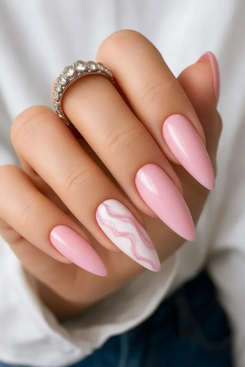 Stylish pink nails showcasing fresh and modern designs for 2026.
