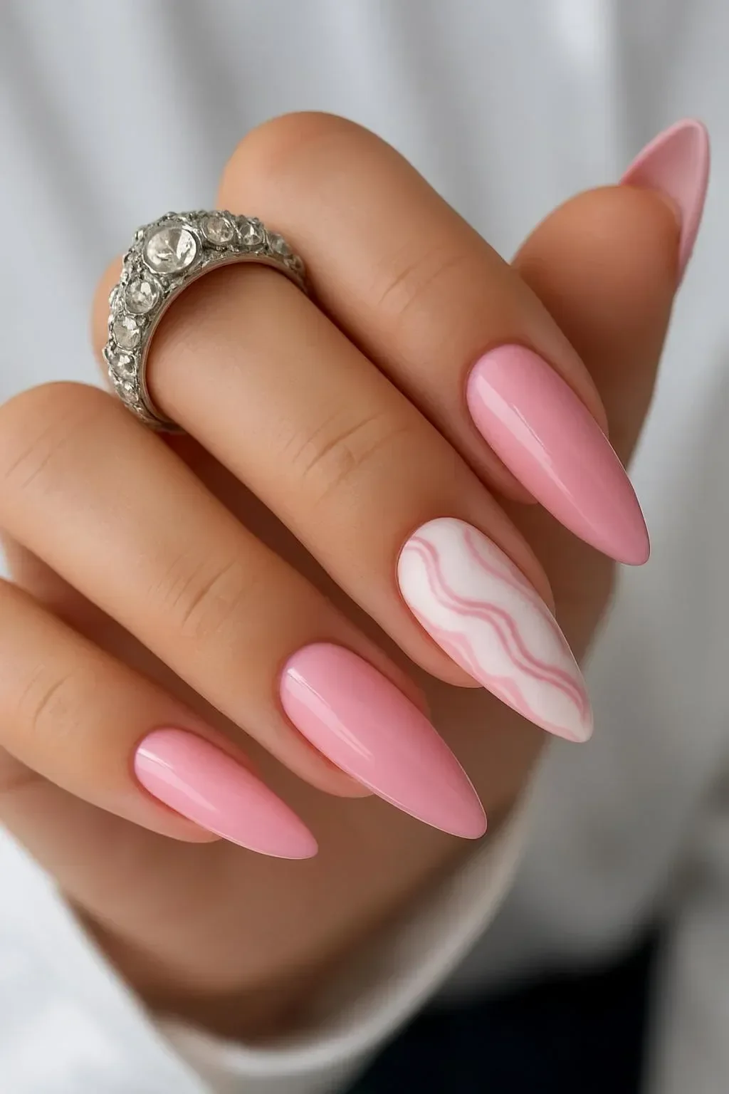 Stylish pink nails for 2026 showcasing modern designs and wearable trends.