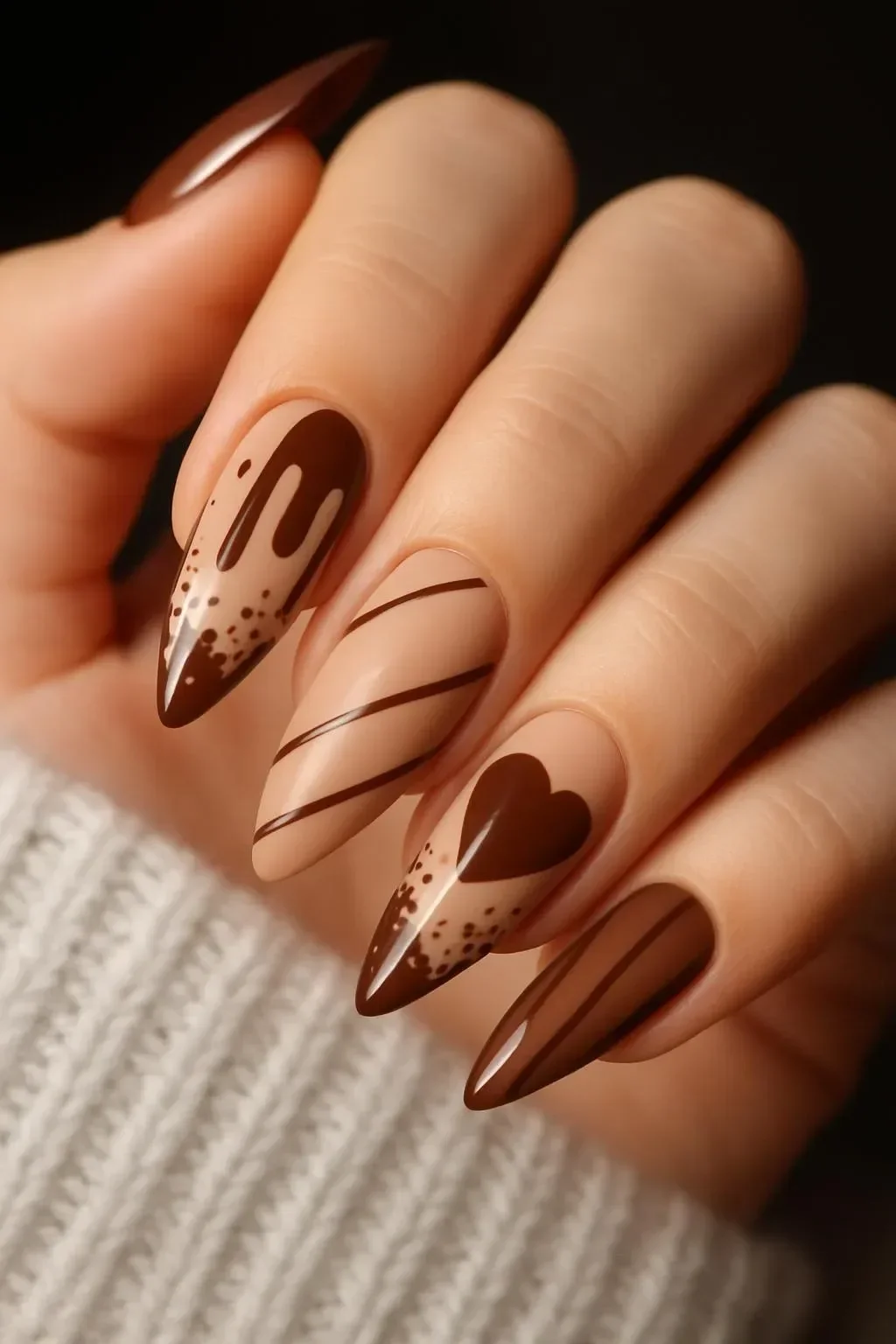 Stylish winter gel nails in simple and classy designs for 2025-2026.