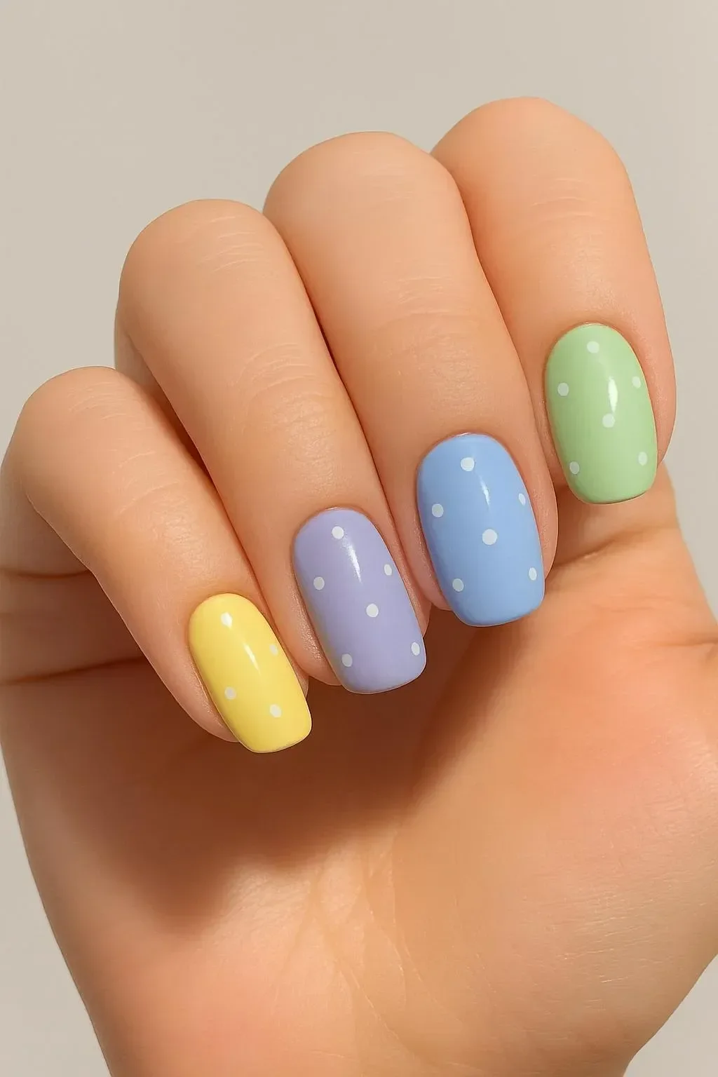 Colorful Easter nail ideas showcasing cute spring designs