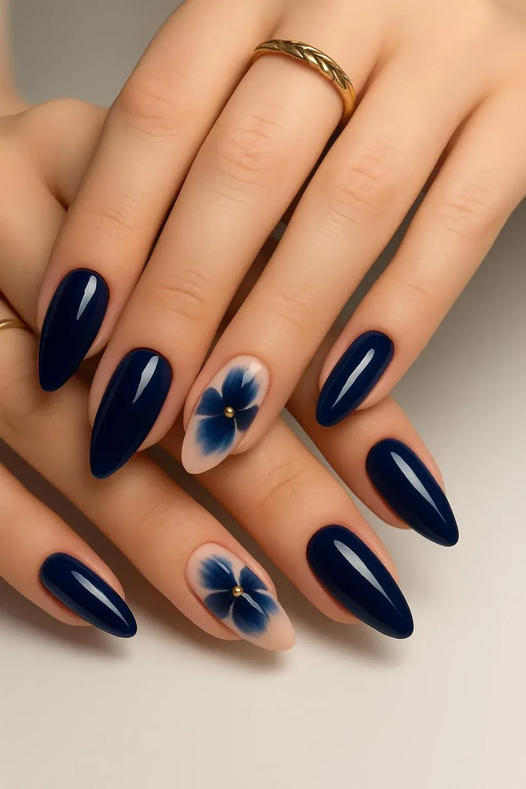 Beautiful blue nails art and designs showcasing vibrant colors