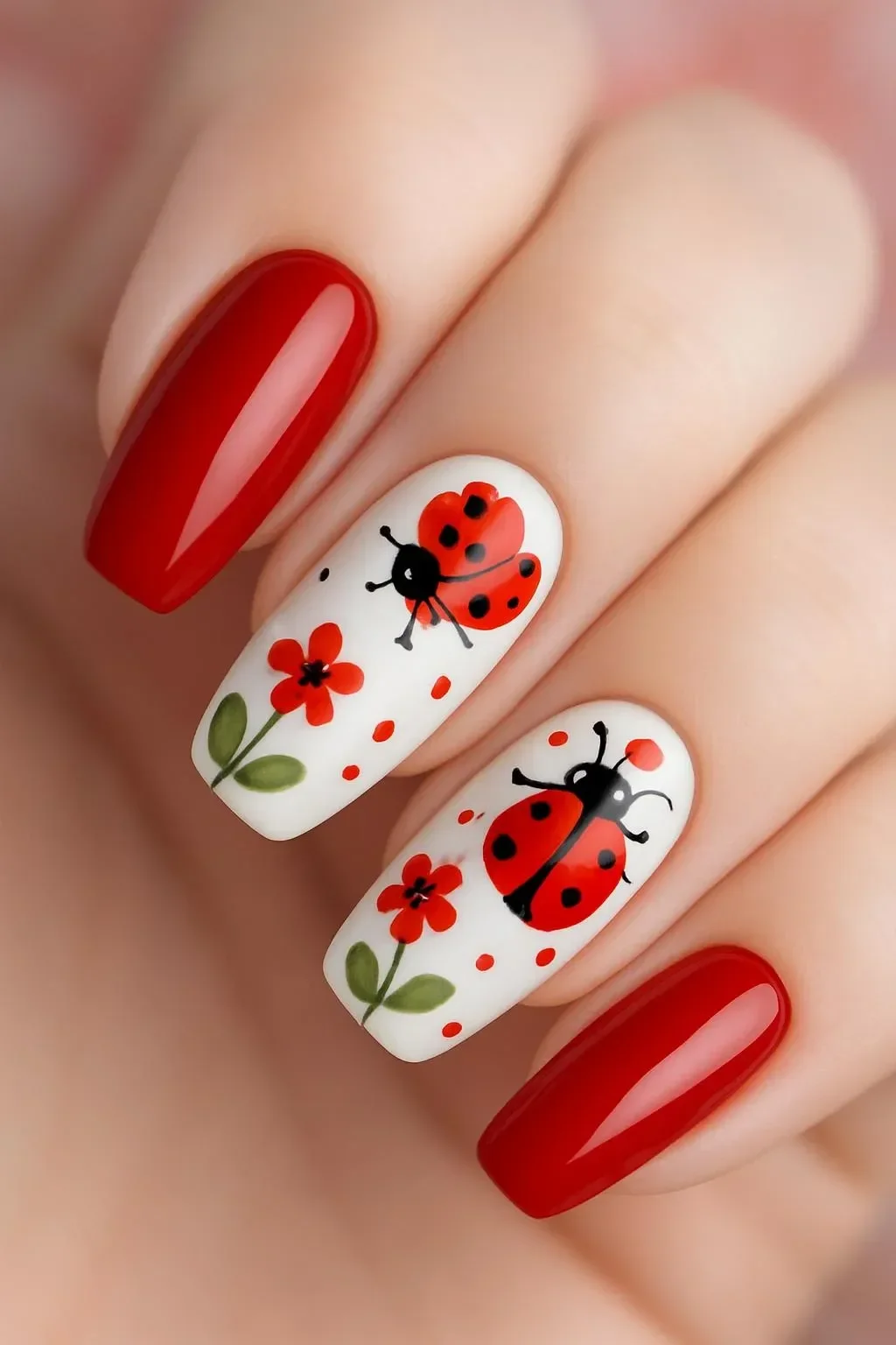 20 beautiful spring nails featuring pastel colors and floral patterns for 2024.