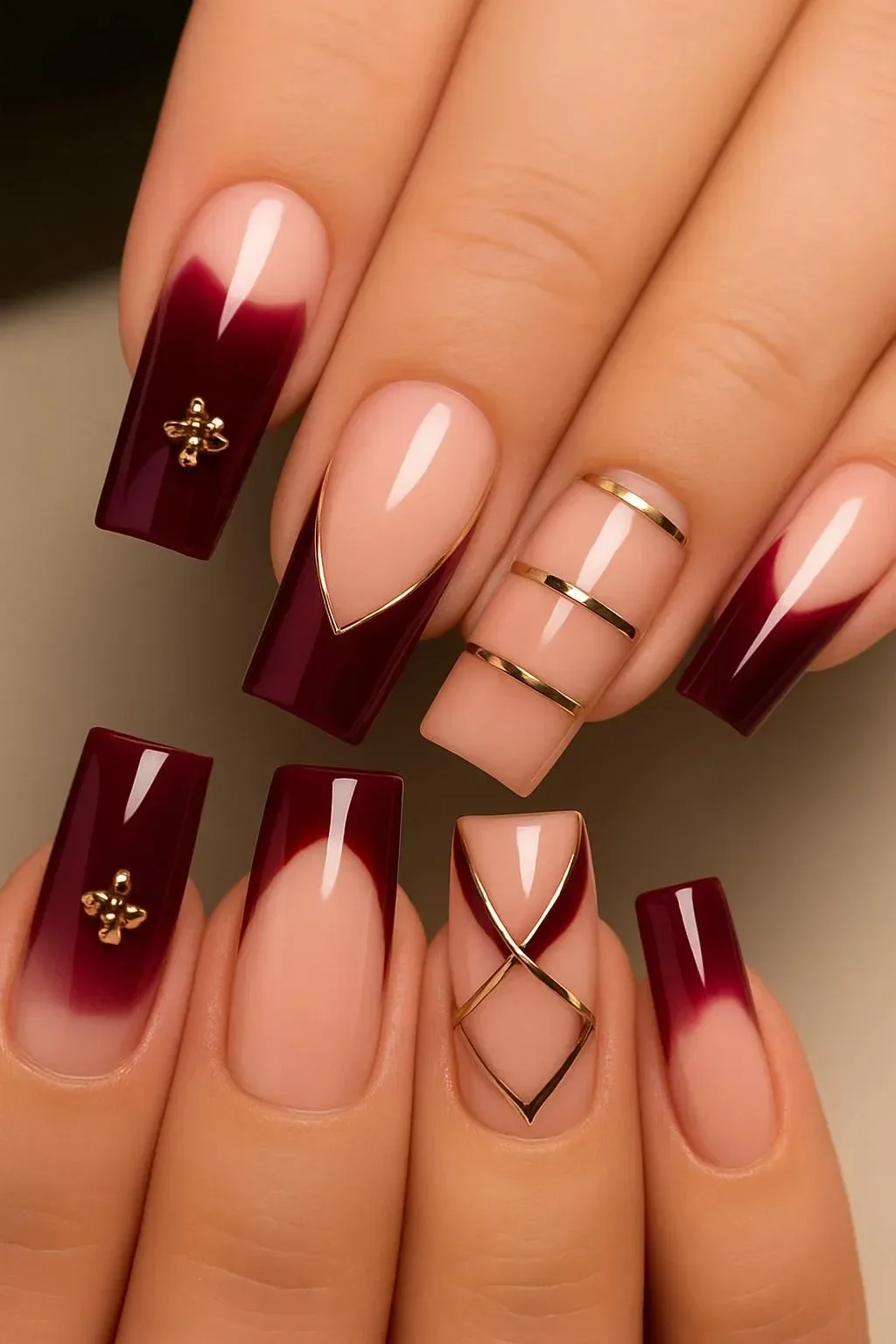 Beautiful nail designs and art inspiration from Mariah's collection.