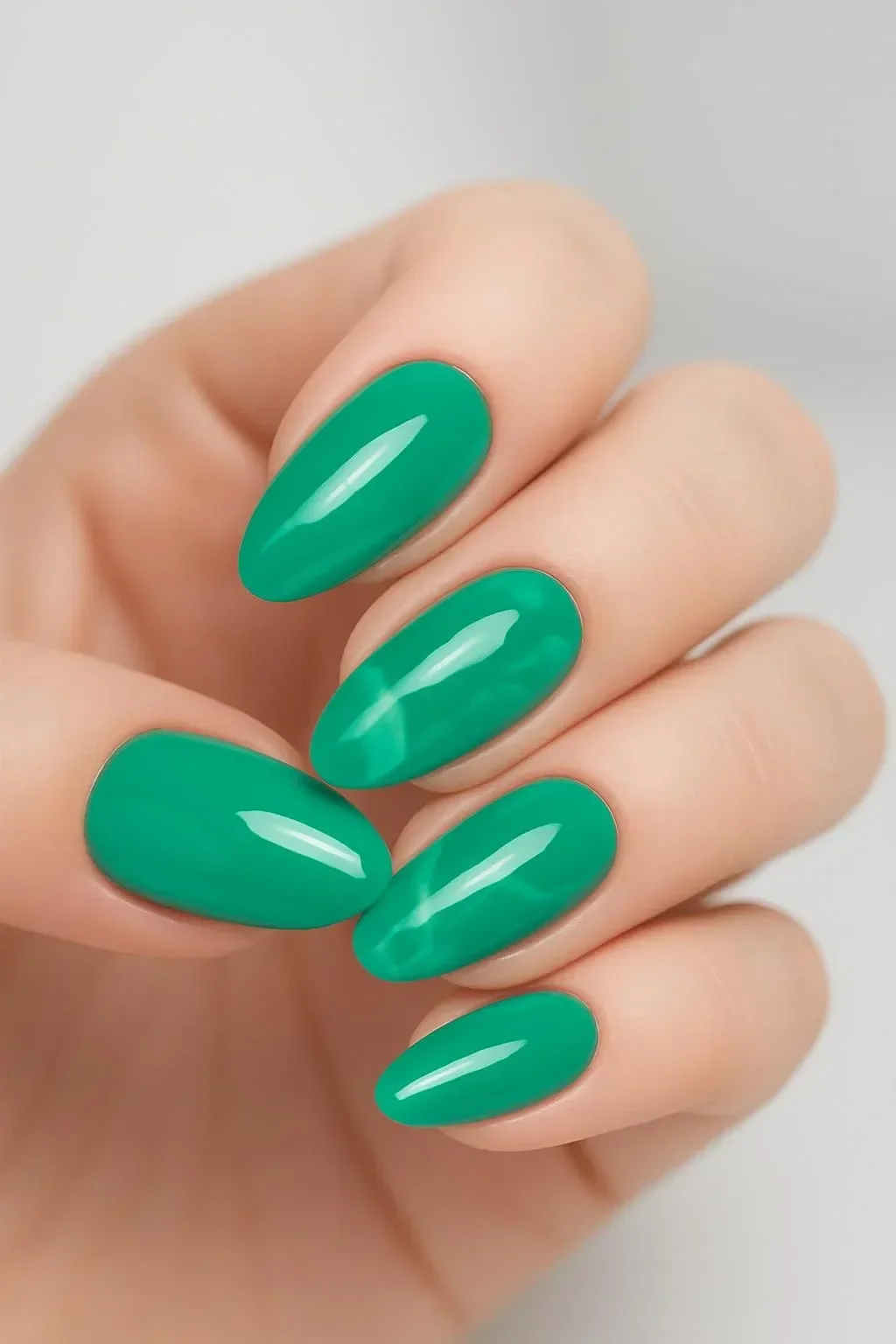 Beautiful seafoam beach nails showcasing summer vacation style