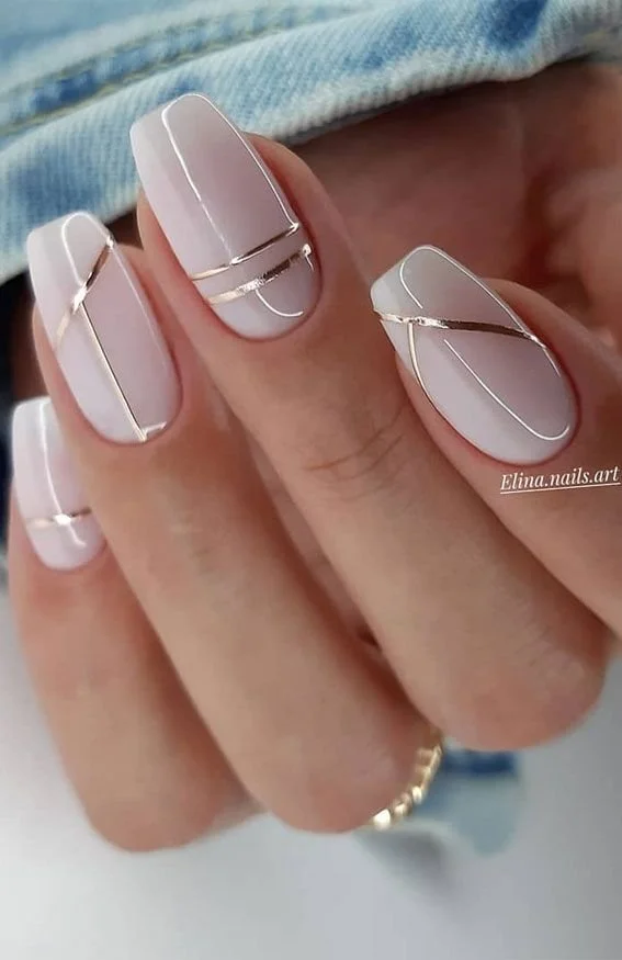 Beautiful selection of neutral nails perfect for any outfit styles.
